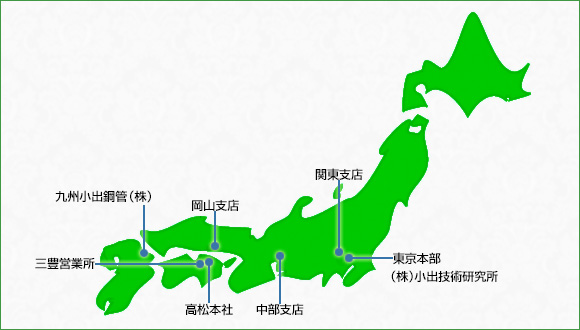 事業所展開地図